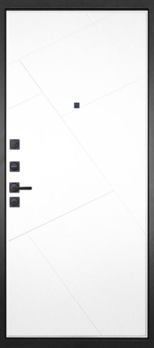 Дверь Гранит Нанорельеф - панель 029 Белая 10 мм