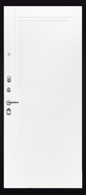 Дверь Гранит М2 Люкс - панель 082 Белый софт рельеф 10 мм